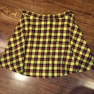 American Apparel Plaid Skater Skirt
